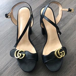 Gucci platform heels